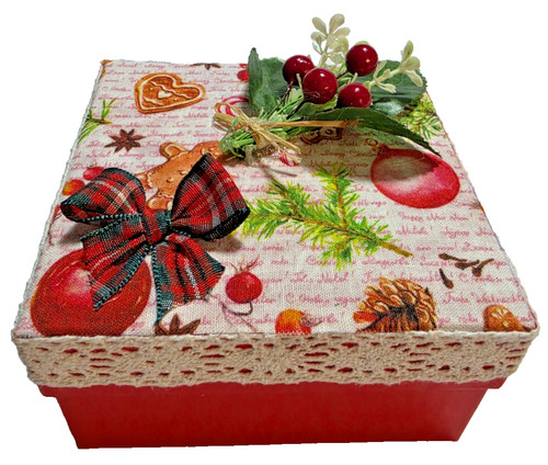 Handmade christmas fabric - handmade,