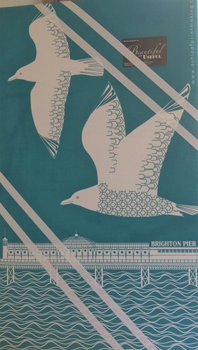 Seagulls fabric covered box - ,