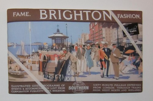 Vintage brighton poster - vintage, poster'