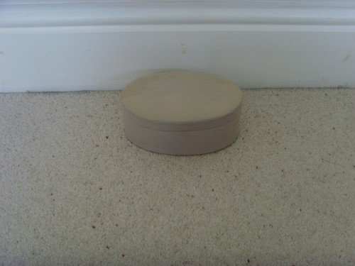 Oval jewellery box - oval, fabric