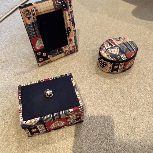 Set fabric covered box - of,