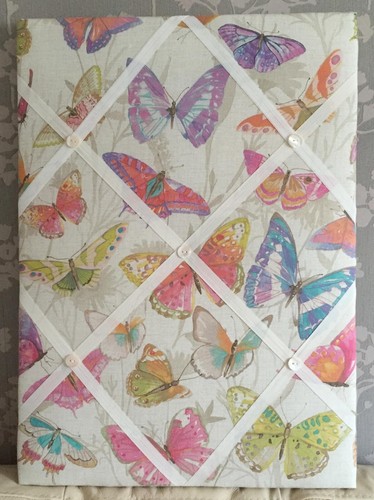 Butterflies fabric covered