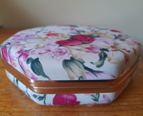 Vintage octagonal floral - octagonal,