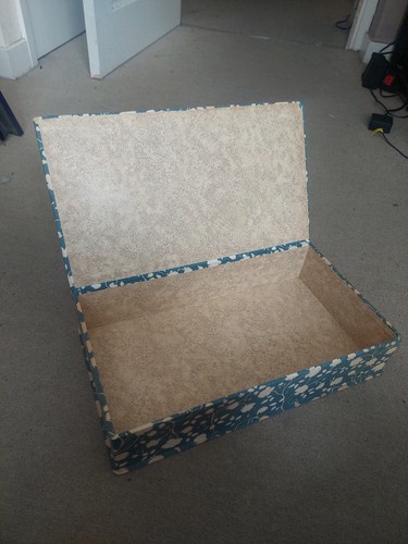 Vintage french fabric covered - french,