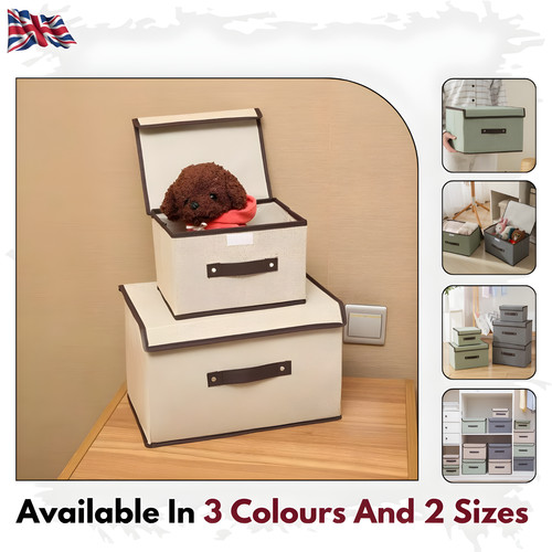 Foldable storage boxes with - foldable,