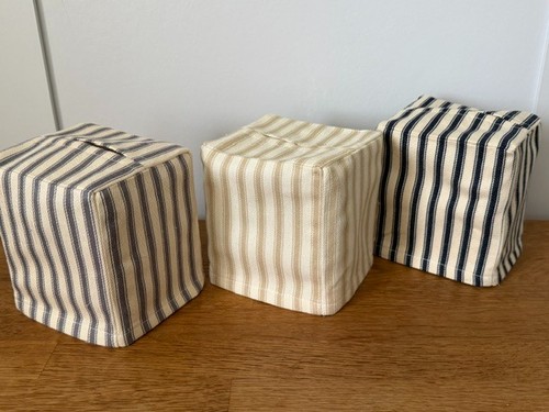 Ticking striped fabric tissue - striped,