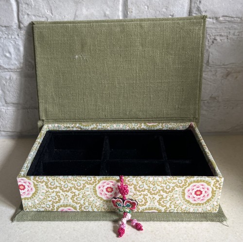 Vintage fabric covered floral - covered,
